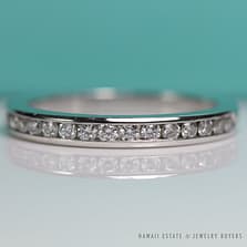 Tiffany & Co Platinum Diamond Eternity Band