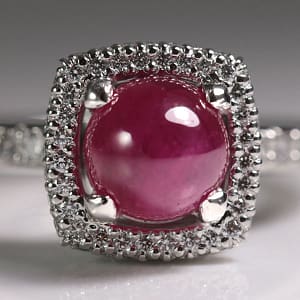 Michael B. Burmese Ruby Ring