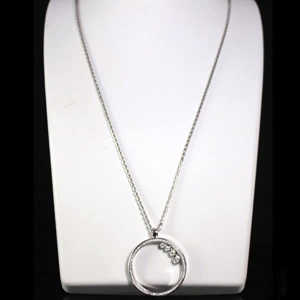 Roberto Coin Cento Diamond Unique Pendant - Image 3