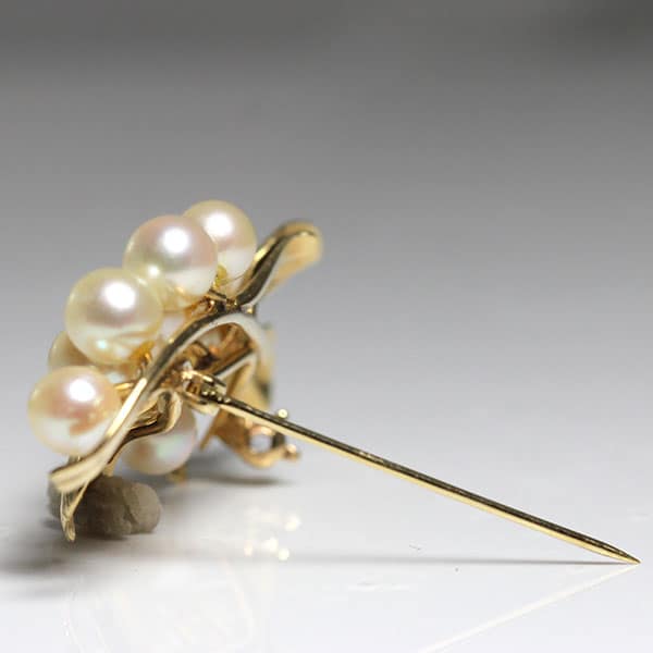 Ming's Pearl Leaf Brooch - Image 3