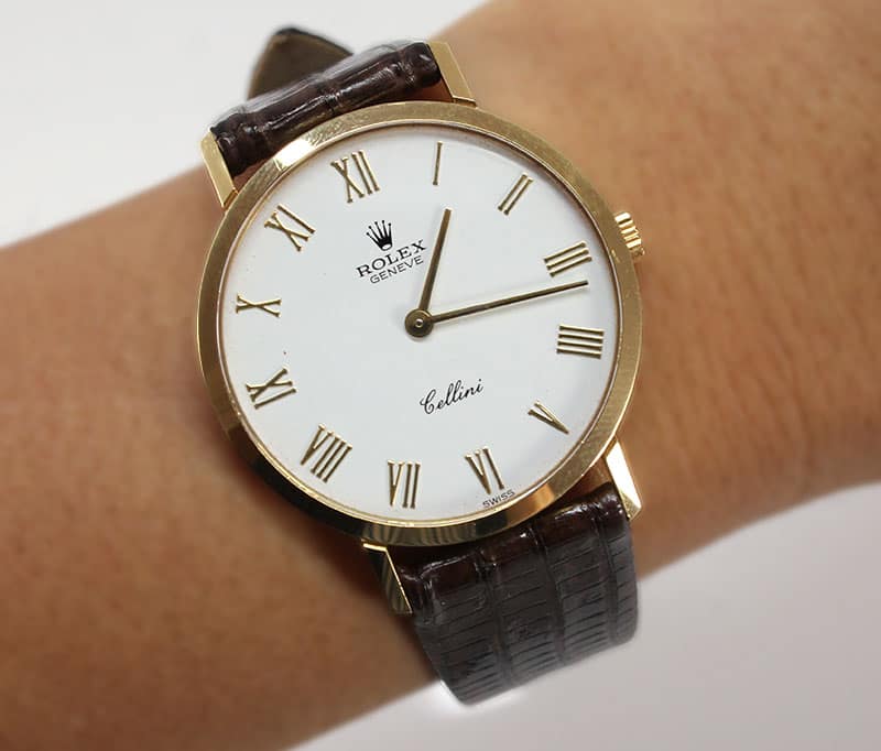 Rolex 18K Yellow Gold Cellini - Image 4