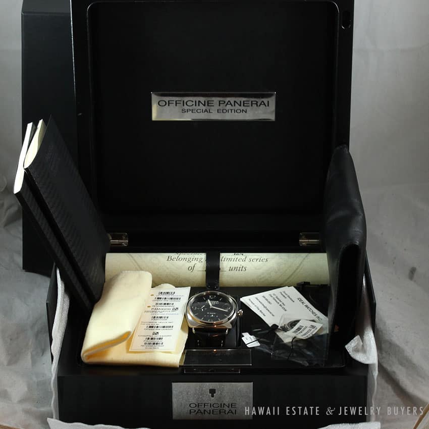 PANERAI RADIOMIR LIMITED EDITION (250*) 10 DAYS GMT WHITE GOLD WATCH PAM 235 - Image 4