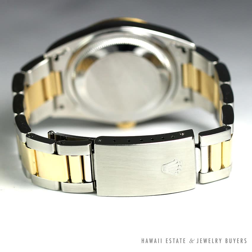 ROLEX DATEJUST REF 16233 18K YELLOW GOLD & STAINLESS STEEL AUTOMATIC 36MM WATCH - Image 4