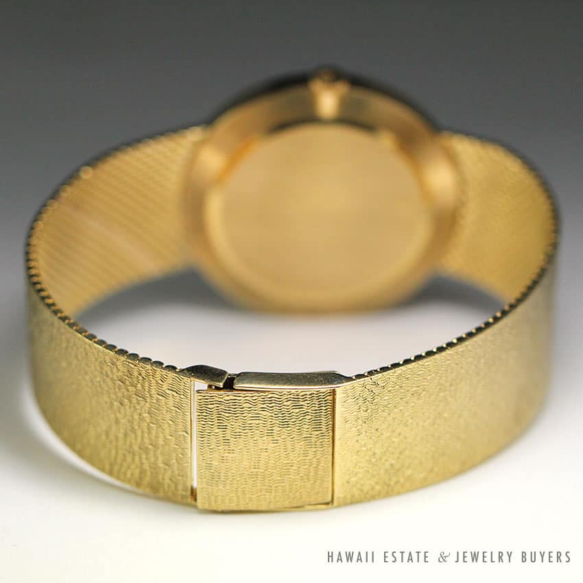 AUTHENTIC ROLEX CELLINI 18K ROUND CASE 18K YELLOW GOLD BRACELET WRIST WATCH - Image 3