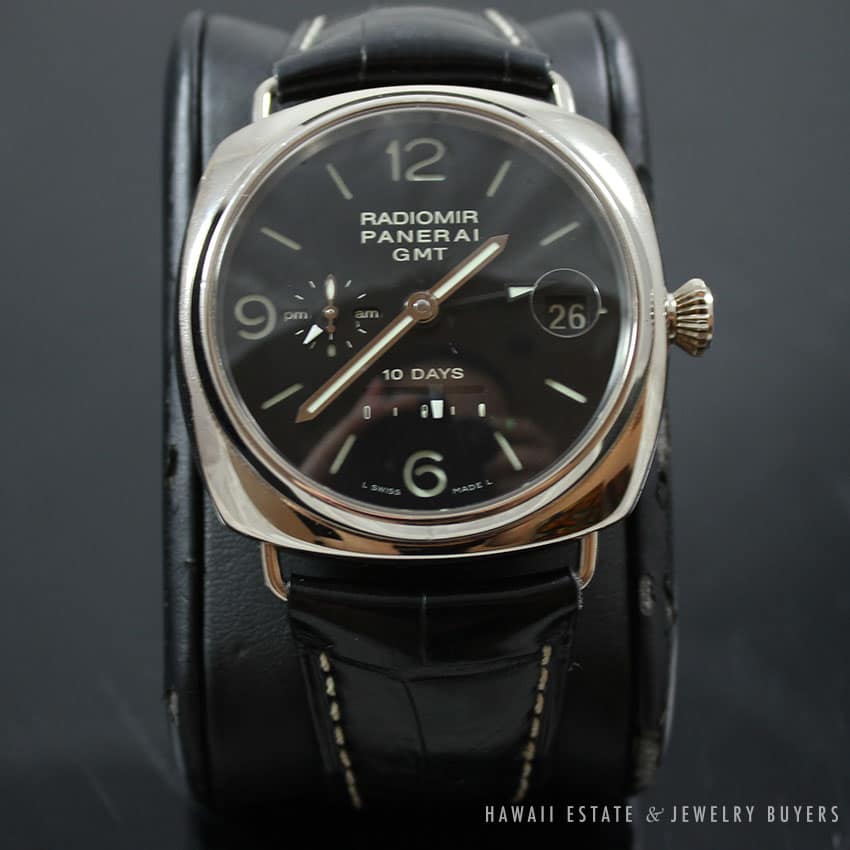 PANERAI RADIOMIR LIMITED EDITION (250*) 10 DAYS GMT WHITE GOLD WATCH PAM 235