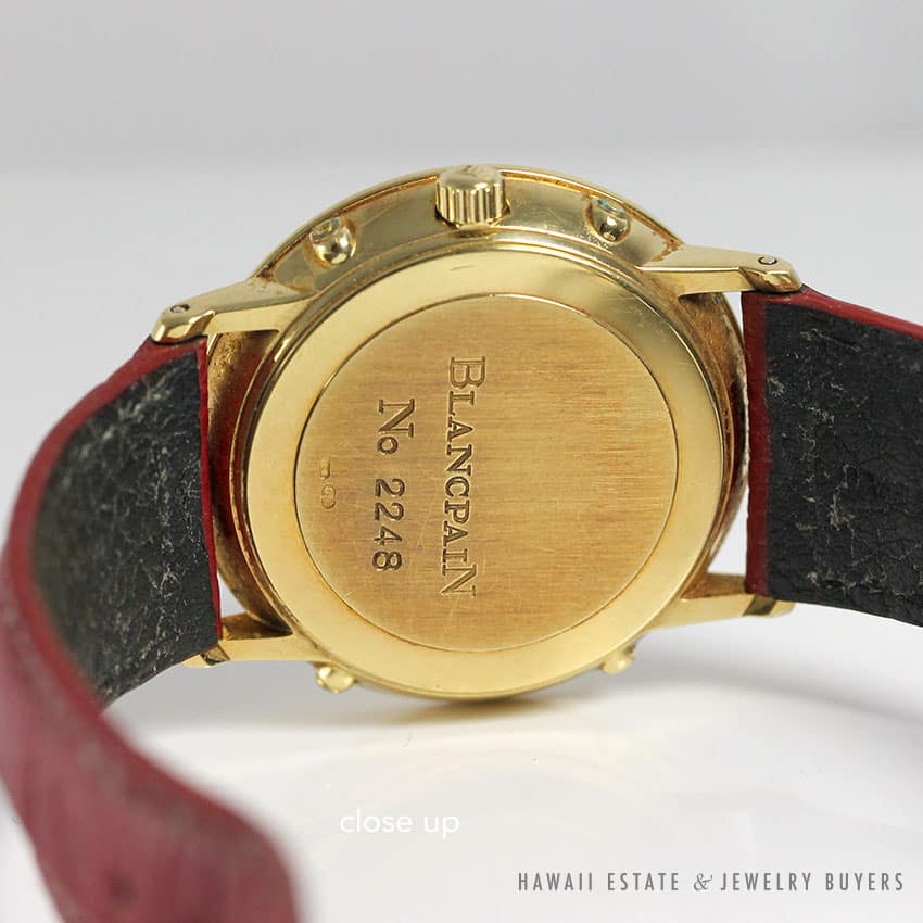 BLANCPAIN VILLERET MOONPHASE TRIPLE DATE 34MM AUTOMATIC WRIST WATCH W/ 5 COLORED STRAPS WORKING - Image 2