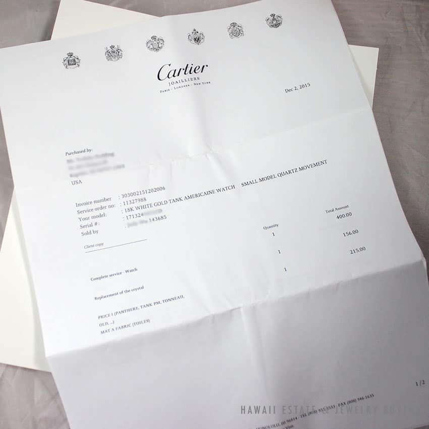 CARTIER TANK AMERICAINE 18K WHITE GOLD W/ FULL BOX & PAPERS - Image 4