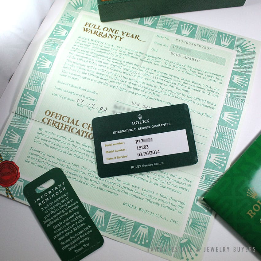 ROLEX OYSTER PERP TWO TONE BLUE FACE 18K & SS WATCH R15203 W/ FULL PAPERS & BOX - Image 4