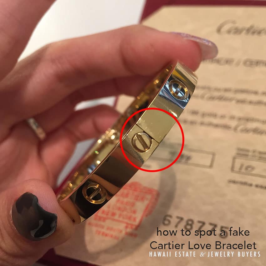 How to Spot a Fake Cartier Love Bracelet