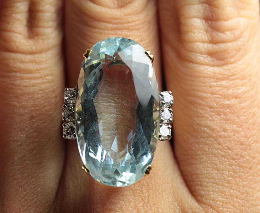 vintage aquamarine