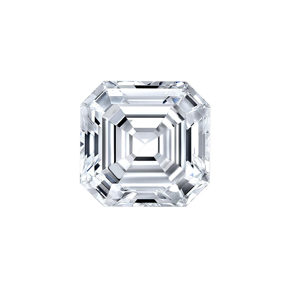 Diamant En Moissanite Taille Asscher - 0.60ct à 8.5ct - Couleurs D à EF - Neuf Avec étiquettes