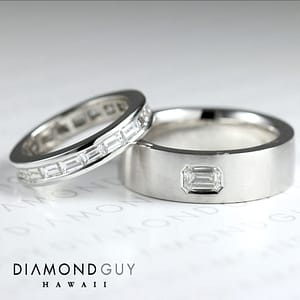 Diamond Guy Custom Emerald Channel Set Eternity Band