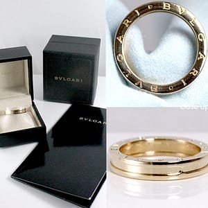 Bvlgari B.Zero1 18K Yellow Gold Ring w/ Box