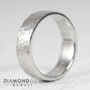 Signature Diamond Guy Men's Design: "Christiansen" Hammer Finish