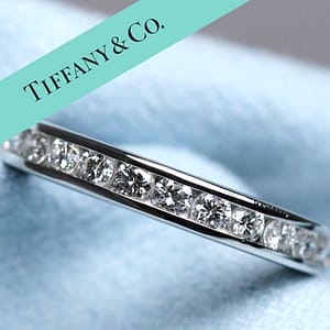 Tiffany & Co. Diamond Wedding Band Platinum (SZ 5)