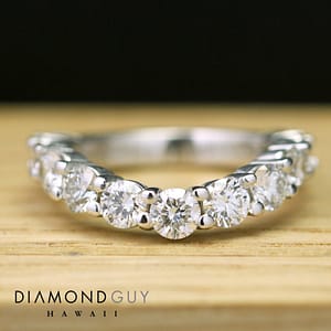 Diamond Guy Signature Large Curve Wedding Band