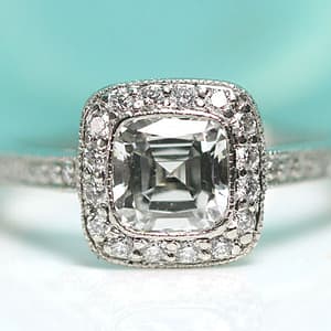 0.86ct Tiffany & Co. Legacy Cushion Cut Diamond Engagement Ring