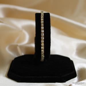 11g 14KYG 4.00ctw Diamond Tennis Bracelet 7 inch