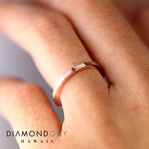 Diamond Guy Hawaii Custom Faceted Band