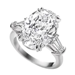 Diamond engagement ring offered as collateral for short-term loan
